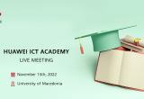 Huawei ICT Academy UoM- 15/11/2022 @ 11.00 Live